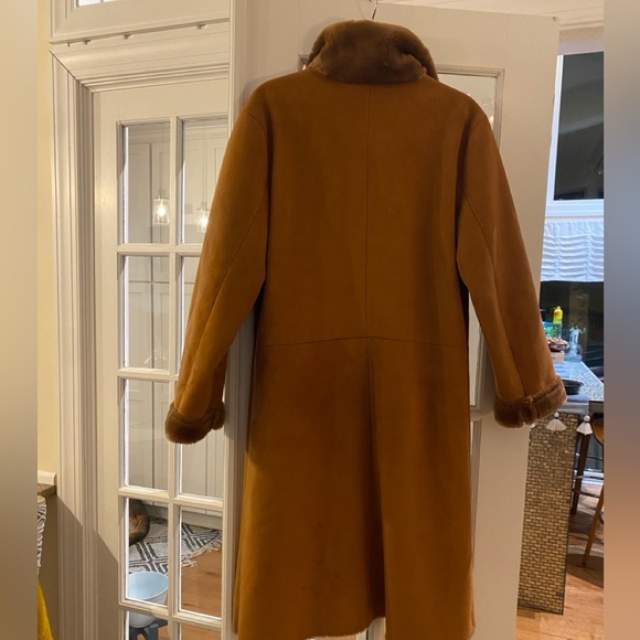 Baby Phat Y2K Faux Shearling Full Length Coat Med - Picture 12 of 12